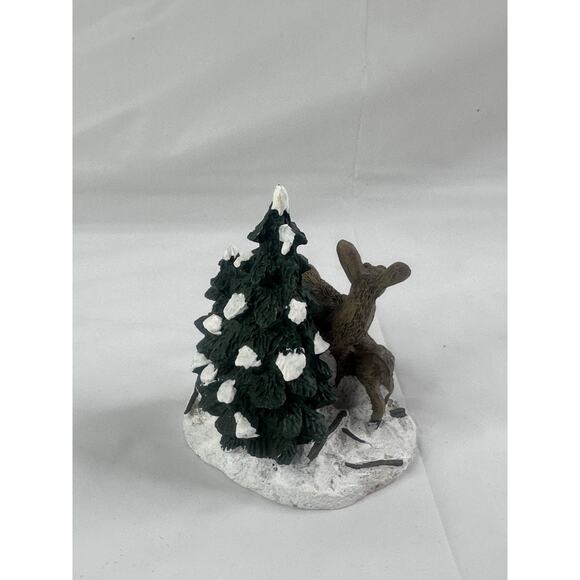 St. Nicholas Village Meadow Friends Christmas Winter Mama Baby Cottagecore - Picture 3 of 7